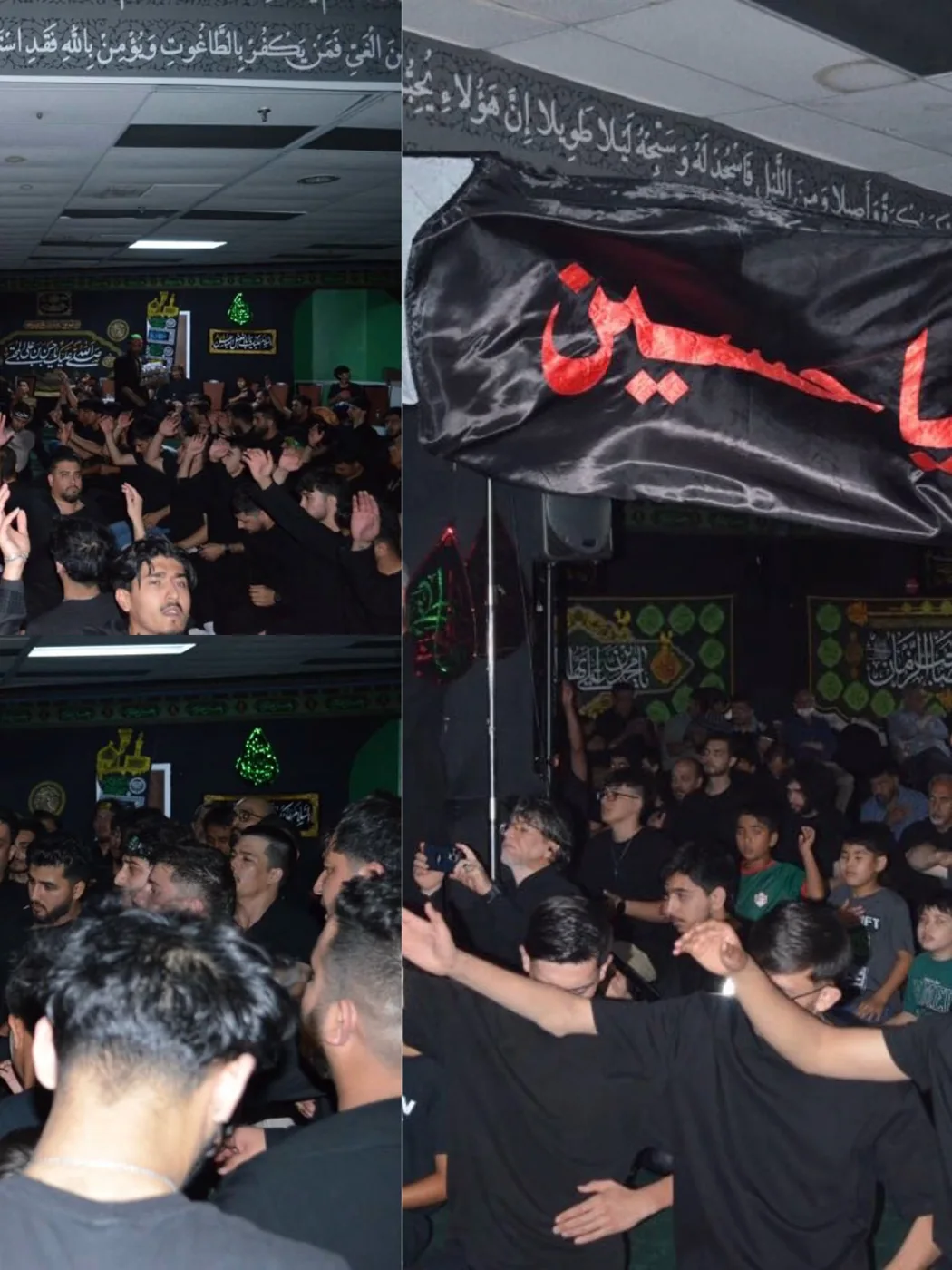 Community members gathered for prayers and remembrance at Imam Ali Center