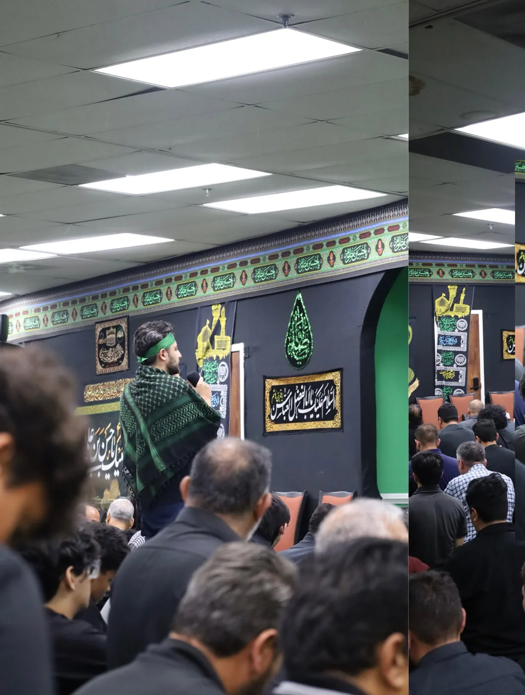 Community members gathered for prayers and remembrance at Imam Ali Center